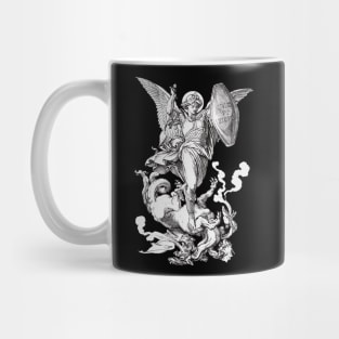 Saint Michael Fighting the Dragon Mug